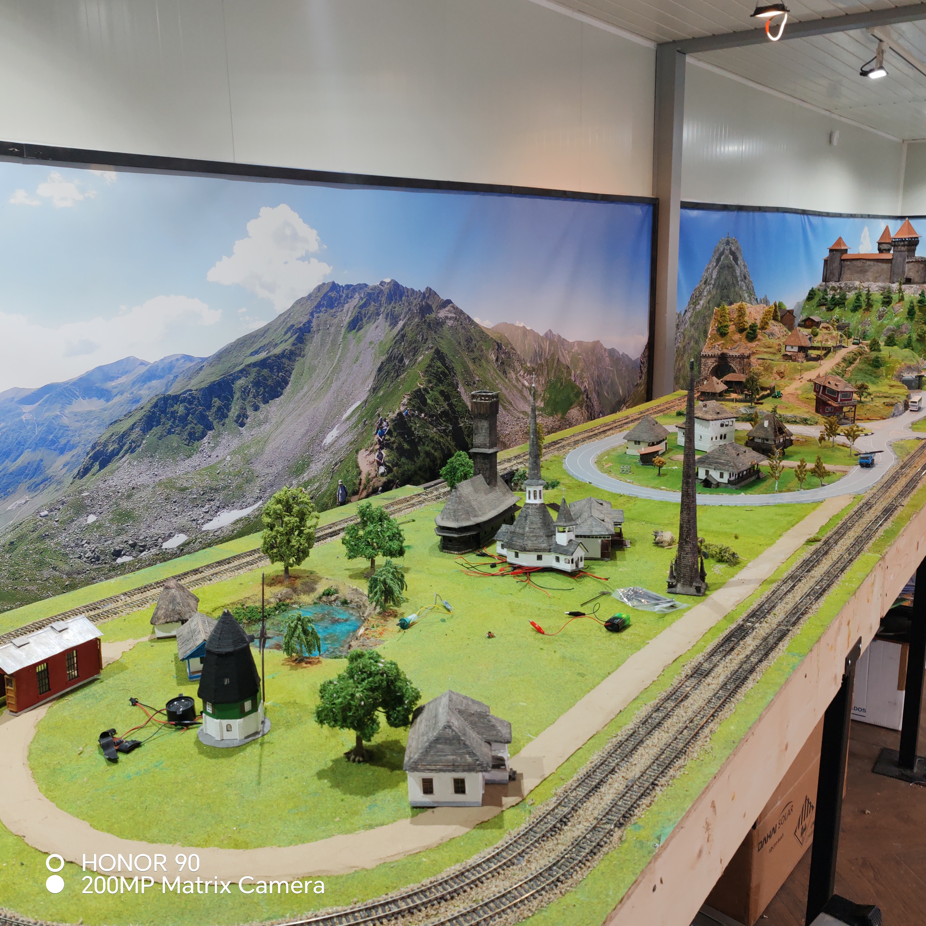 Vedere panoramică a expoziției Lumea Miniaturilor